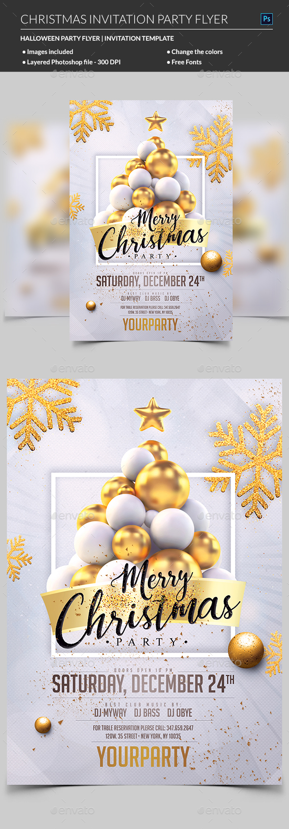 Christmas Party Invitation - Holidays Events