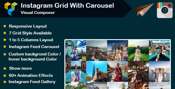 CodeCanyon Visual Composer Instagram Social Stream Grid With Carousel 21031950 CodeCanyon Visual Composer Instagram Social Stream Grid With Carousel 21031950