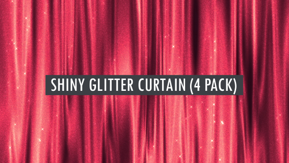 Wavy Glitter Curtain Seamlessly Loop-able Background Pack 2