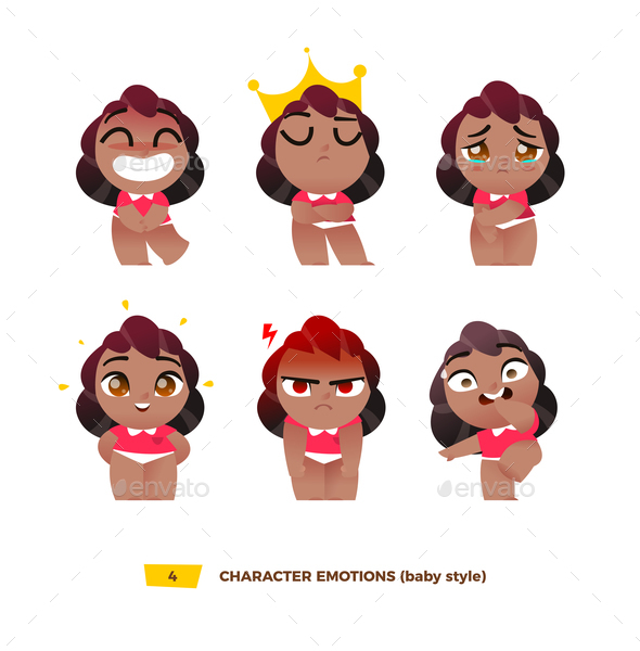 GraphicRiver Baby Characters Emotions Set 21032389 GraphicRiver Baby Characters Emotions Set 21032389