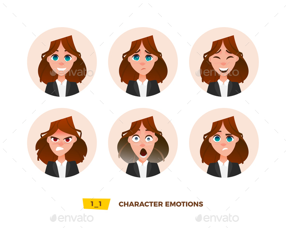 GraphicRiver Characters Avatars Emotion in the Circle 21032400 GraphicRiver Characters Avatars Emotion in the Circle 21032400