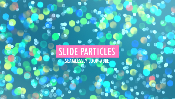 Slide Bokeh Particles Loop Background