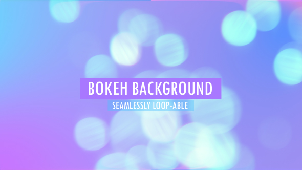 Pastel Colored Bokeh Background V3