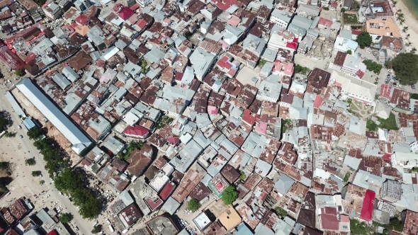 Aerial View Stone Town