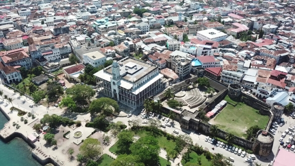 Aerial View of Stone Town