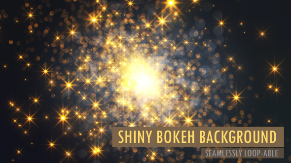 Shiny Bokeh Particles Loop Background V4