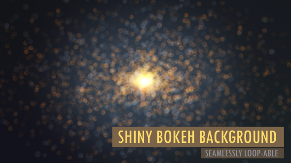 Shiny Bokeh Particles Loop Background V7