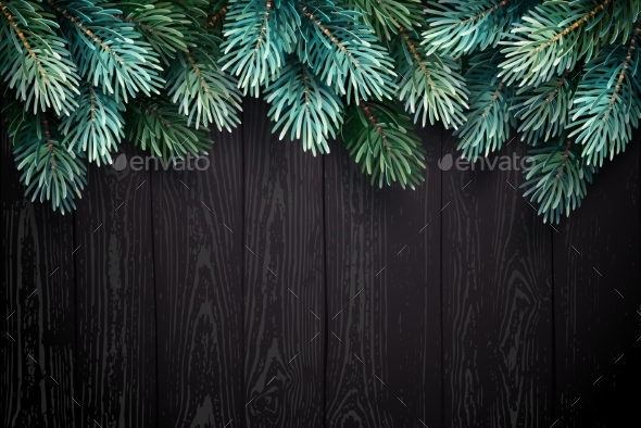 GraphicRiver Christmas Background with Fir Branches on a Black 21033976 GraphicRiver Christmas Background with Fir Branches on a Black 21033976