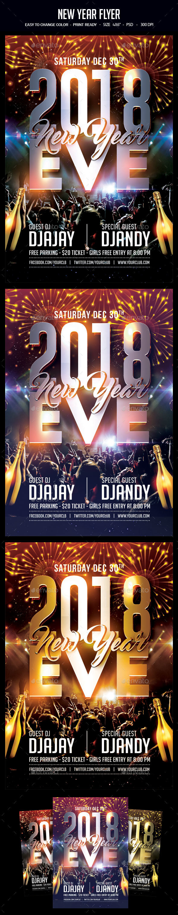 GraphicRiver New Year Flyer 21034858 GraphicRiver New Year Flyer 21034858