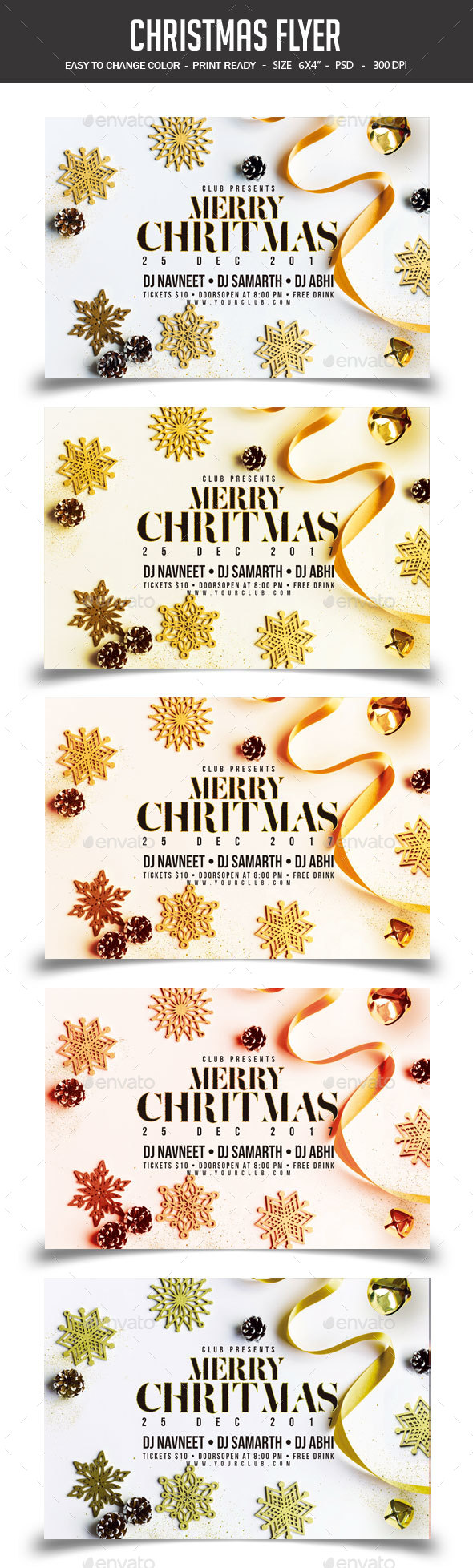 Christmas Flyer - Clubs & Parties Events