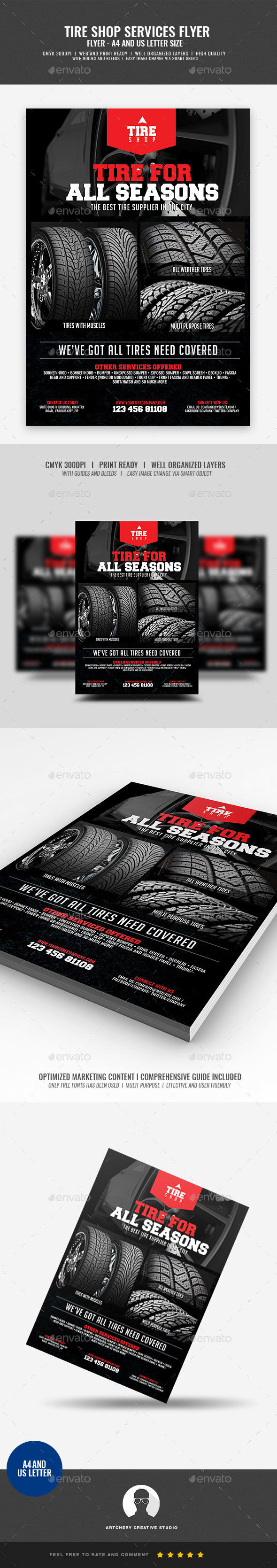 GraphicRiver Tire Shop and Accessories Flyer 21036096 GraphicRiver Tire Shop and Accessories Flyer 21036096