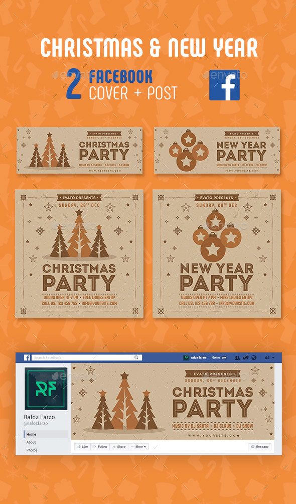 GraphicRiver Christmas & New Year Facebook 21037433 GraphicRiver Christmas & New Year Facebook 21037433