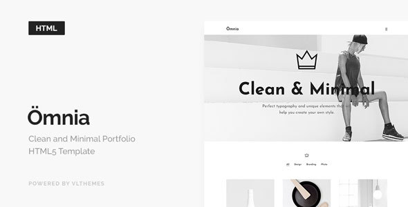 Wonderful Omnia - Clean and Minimal Portfolio HTML5 Template