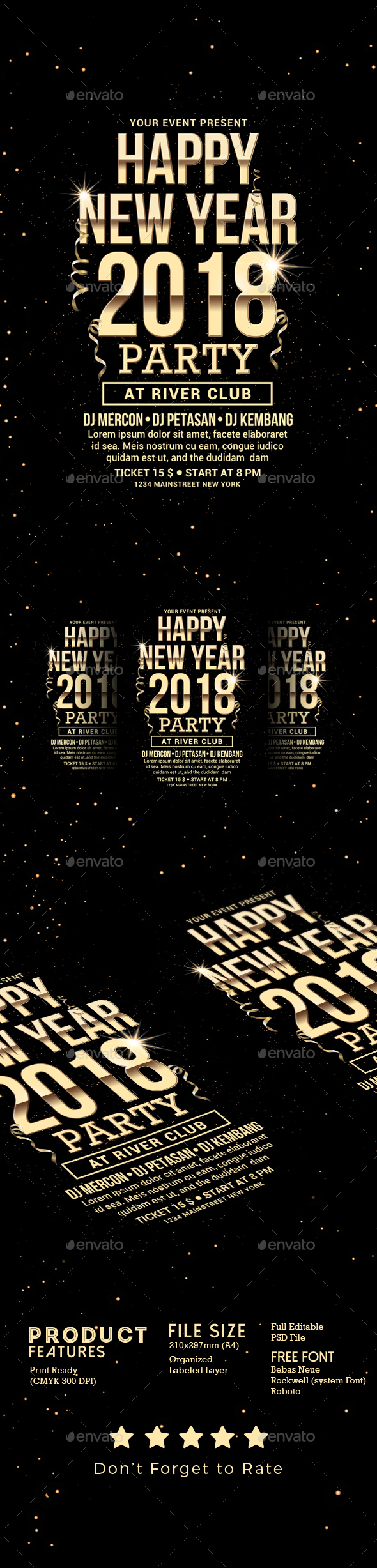 GraphicRiver New Year Flyer 21037681 GraphicRiver New Year Flyer 21037681
