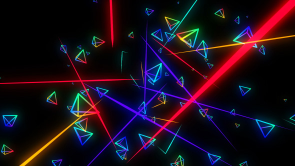 Triangulation Lasers Dance VJ Loop