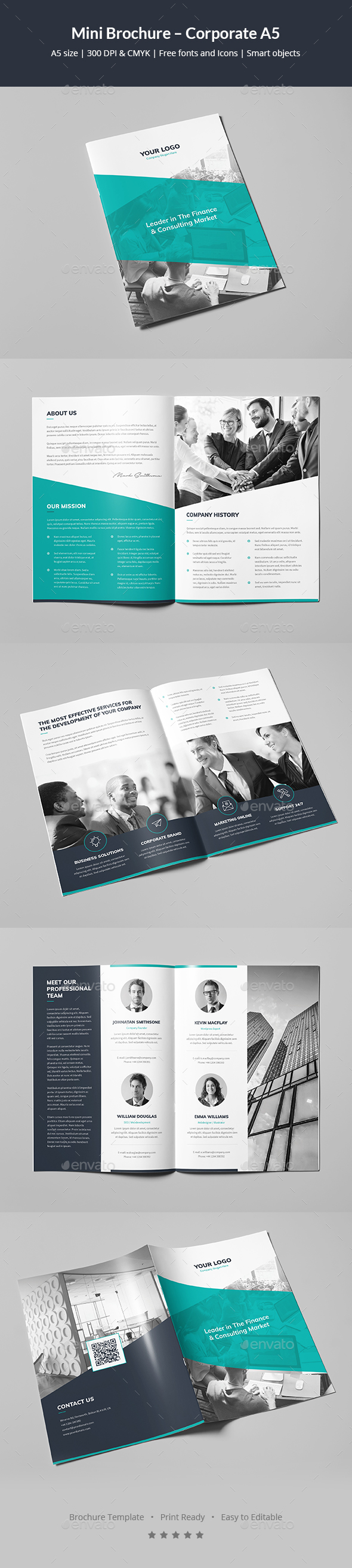 GraphicRiver Mini Brochure Corporate A5 21038102 GraphicRiver Mini Brochure Corporate A5 21038102