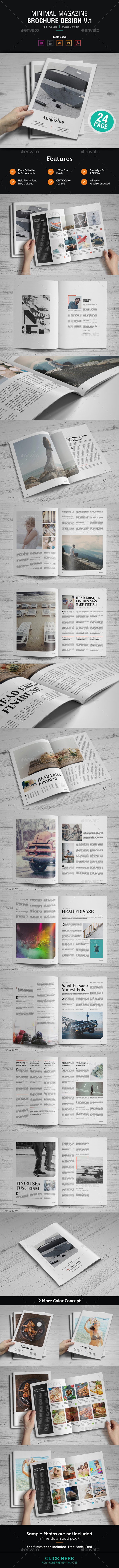 GraphicRiver Minimal Magazine Design 21038363 GraphicRiver Minimal Magazine Design 21038363