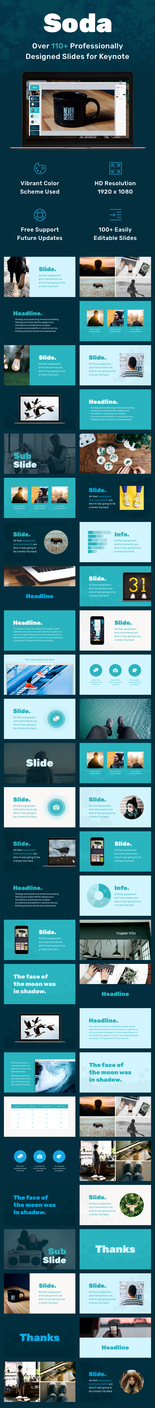 Soda - Keynote Presentation Template - Creative Keynote Templates