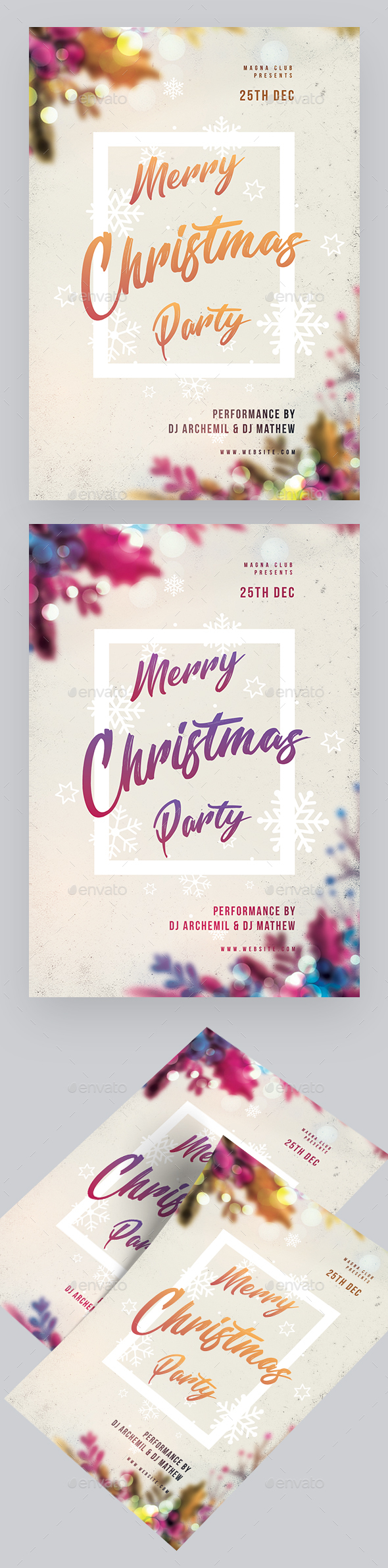 Christmas Event Flyer - Clubs & Parties Events