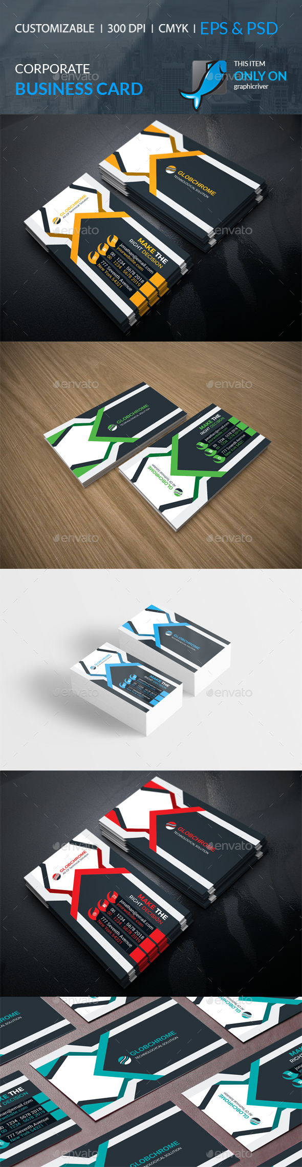 GraphicRiver Corporate Business Card 21040080 GraphicRiver Corporate Business Card 21040080