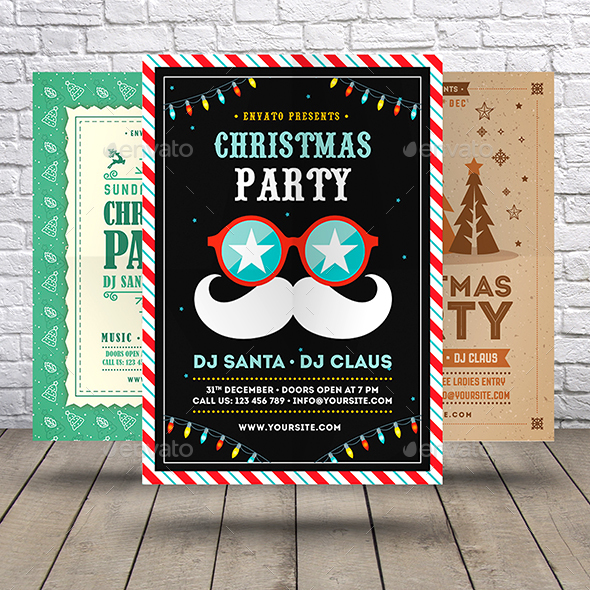 GraphicRiver Christmas Party Flyer Bundle 21040176 GraphicRiver Christmas Party Flyer Bundle 21040176