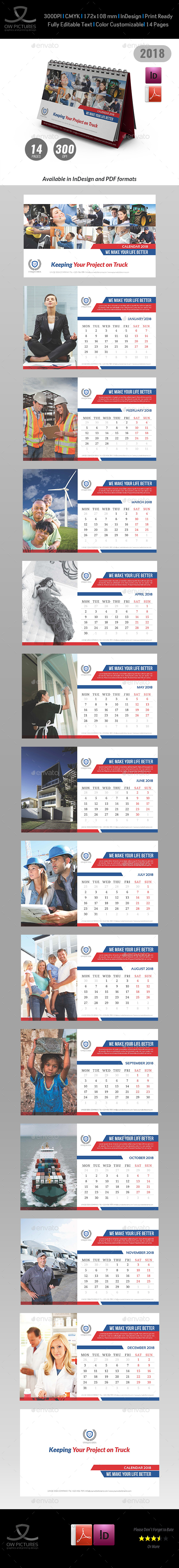 Calendar 2018 - Calendars Stationery