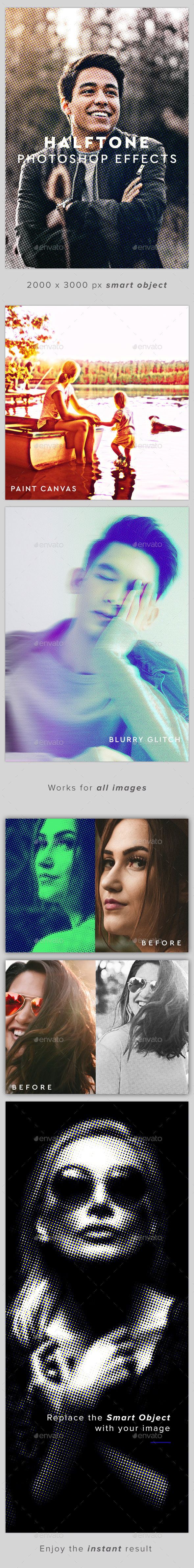 Halftone Photo Effect - Urban Photo Templates