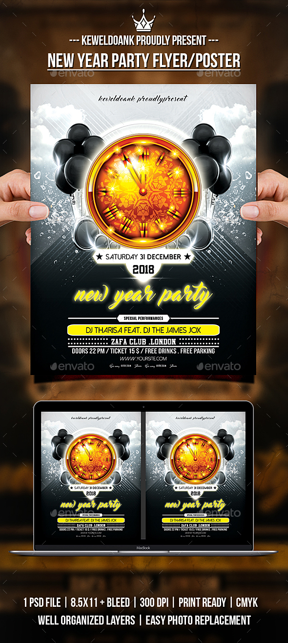 GraphicRiver New Year Party Flyer Poater 21041120 GraphicRiver New Year Party Flyer Poater 21041120