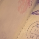 Inside of Passport with Stamps, Thailand, Seychells, Seable Passport Papers - VideoHive Item for Sale