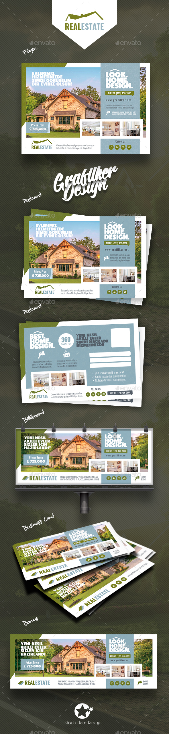 Real Estate Bundle Templates - Corporate Flyers