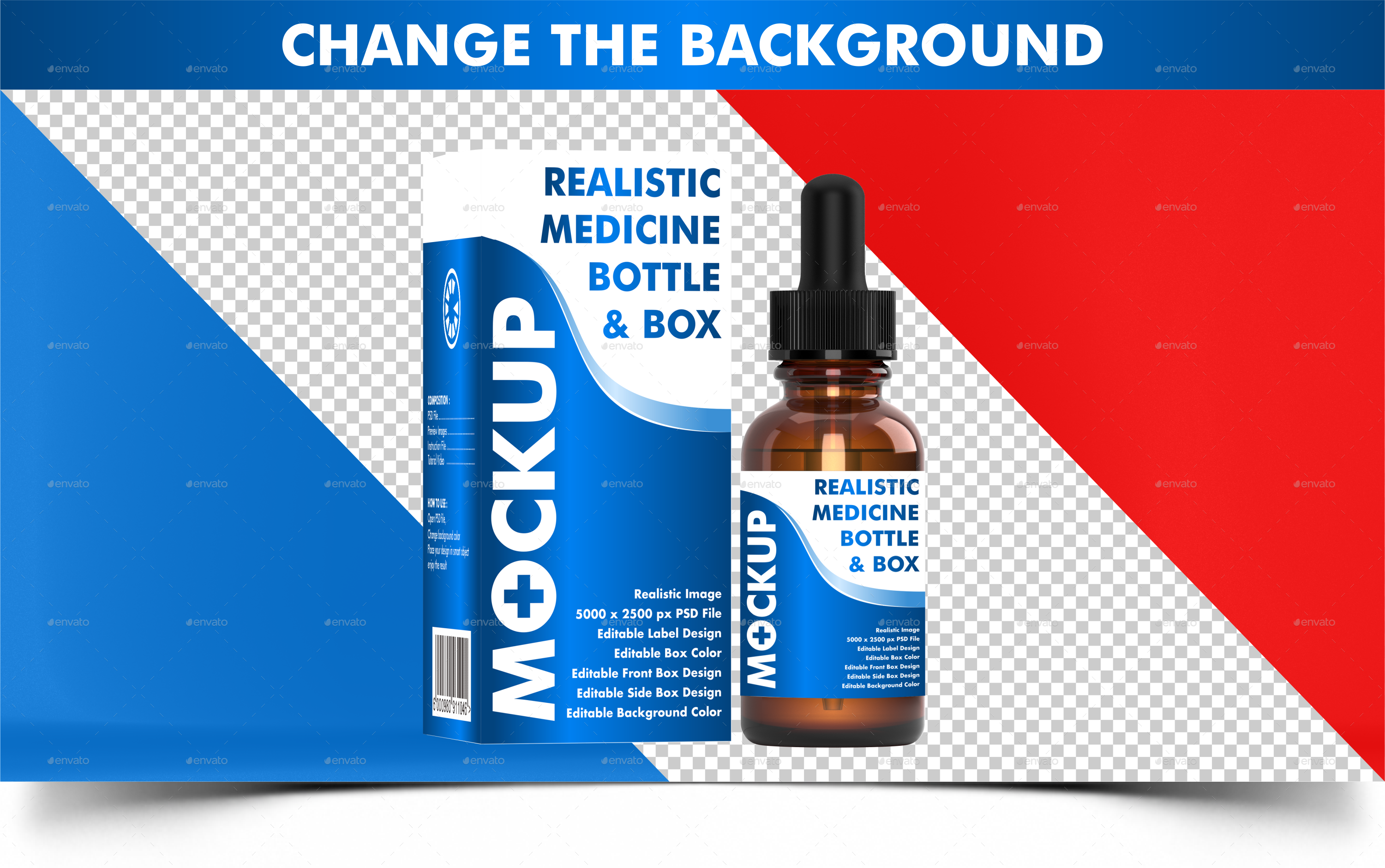 Download Dropper Bottle ( Medicine Mockup v2 ) by gowir | GraphicRiver