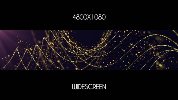 Gold Lines Widescreen