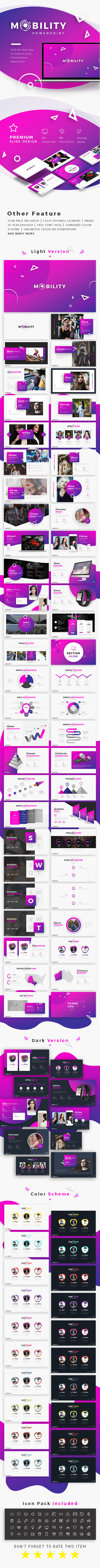 Mobility - Creative Presentation Template - Business PowerPoint Templates