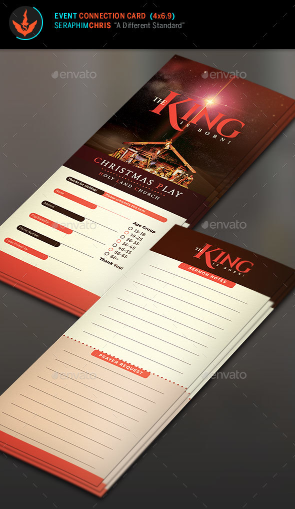 GraphicRiver The King Is Born Christmas Connection Card Template 21043329 GraphicRiver The King Is Born Christmas Connection Card Template 21043329