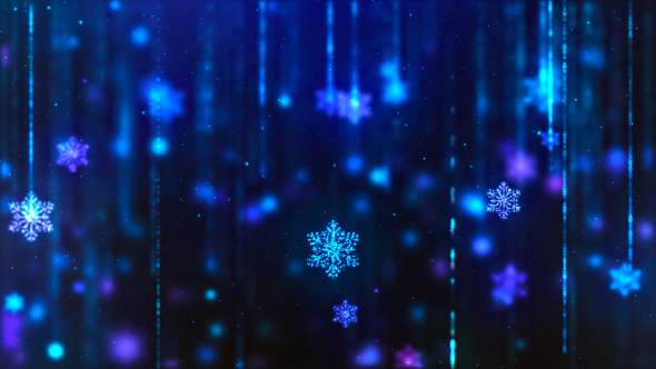 Snowflakes Blue  alt