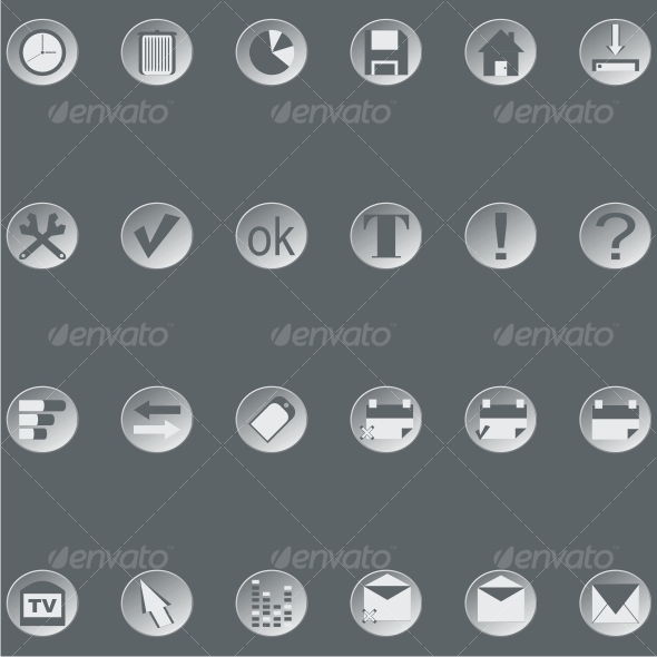 Retro web buttons (set3) - Web Technology
