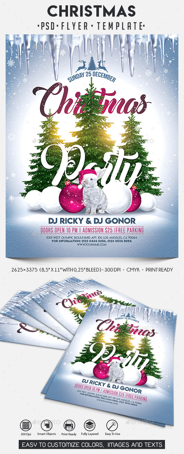 GraphicRiver Christmas Flyer 21027644 GraphicRiver Christmas Flyer 21027644