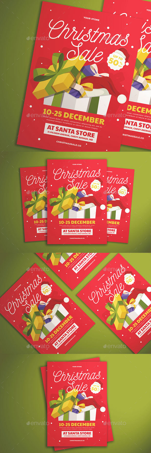 GraphicRiver Christmas Sale Flyer Vol 02 21044922 GraphicRiver Christmas Sale Flyer Vol 02 21044922