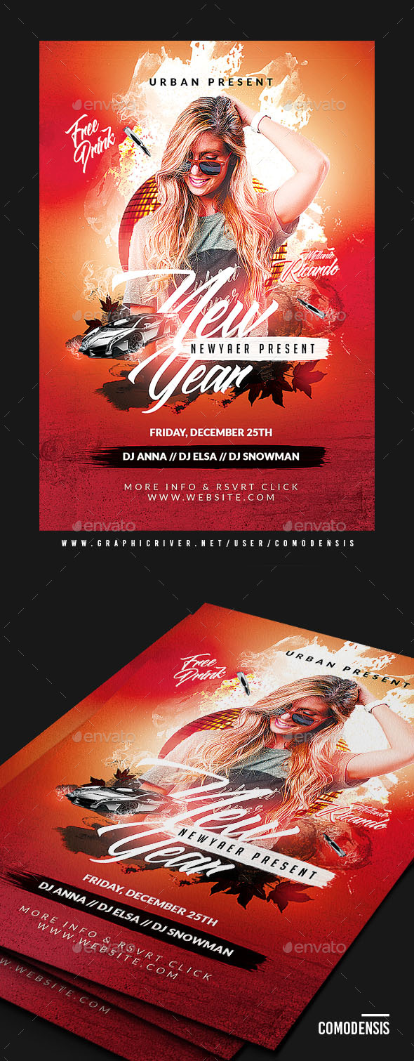 DJ Club Flyer - Clubs & Parties Events