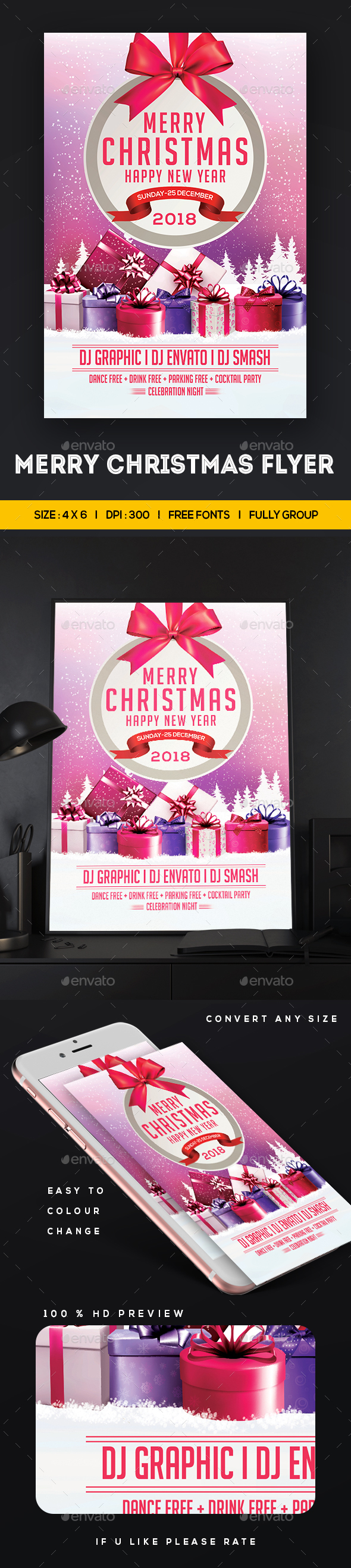 GraphicRiver Merry Christmas Flyer 21045244 GraphicRiver Merry Christmas Flyer 21045244