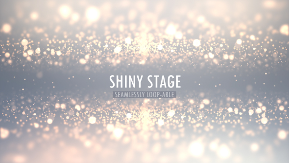 Clean Elegance White Particle Stage Background V2