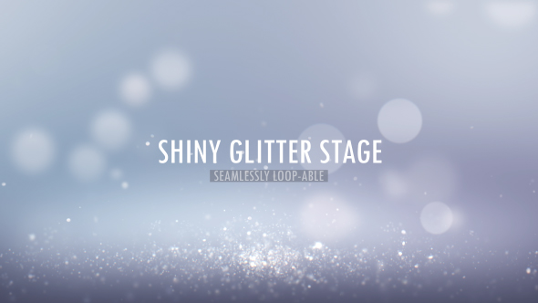 Clean Elegance White Particle Stage Background V4