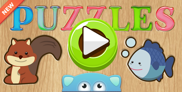 Puzzles-educational childrens game - CodeCanyon 21005715