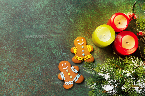 Xmas greeting card - Stock Photo - Images