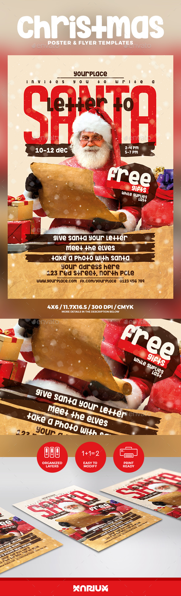 GraphicRiver Letter to Santa Flyer & Poster 21047723 GraphicRiver Letter to Santa Flyer & Poster 21047723