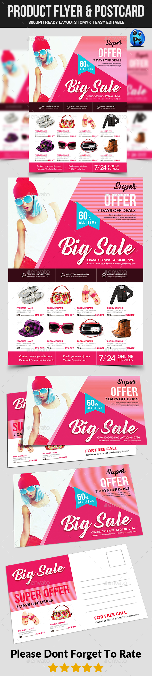 GraphicRiver Product Promotion Flyer & Postcard 21047730 GraphicRiver Product Promotion Flyer & Postcard 21047730