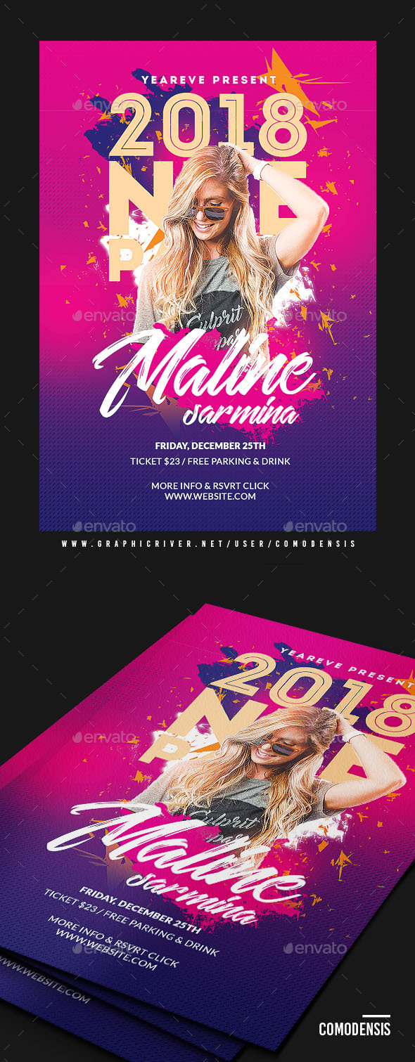 New Year Party Flyer - Clubs & Parties Events
