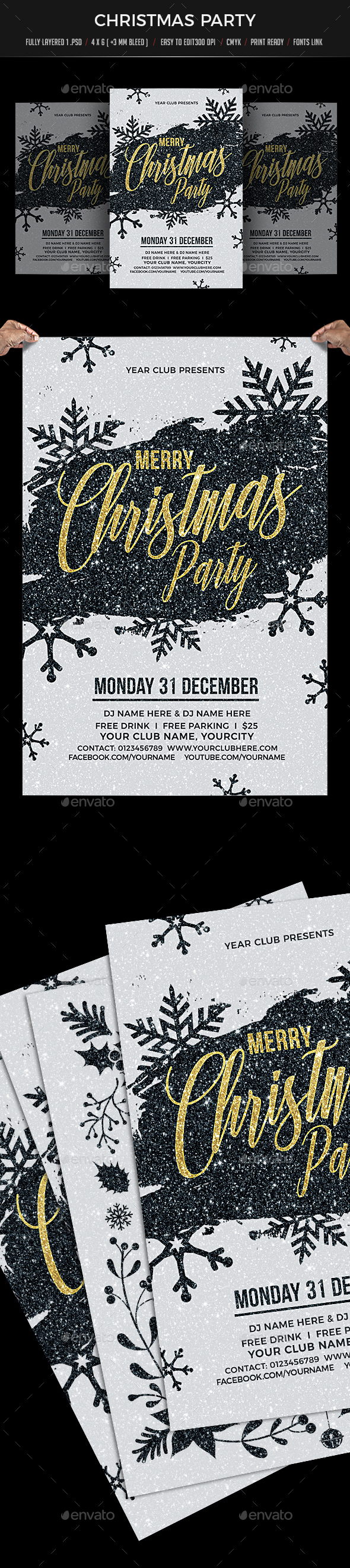 Christmas Party - Events Flyers