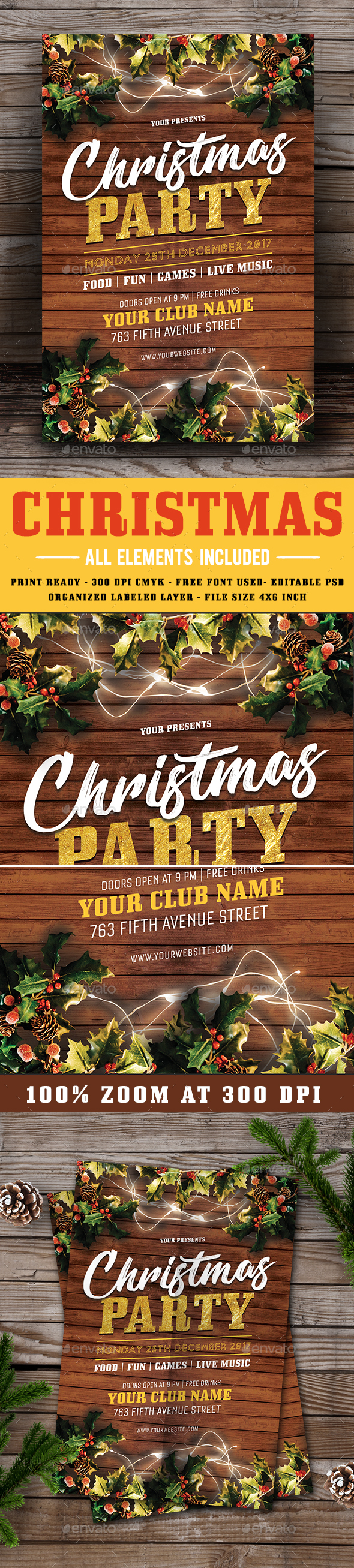 GraphicRiver Christmas Party Flyer 21050090 GraphicRiver Christmas Party Flyer 21050090