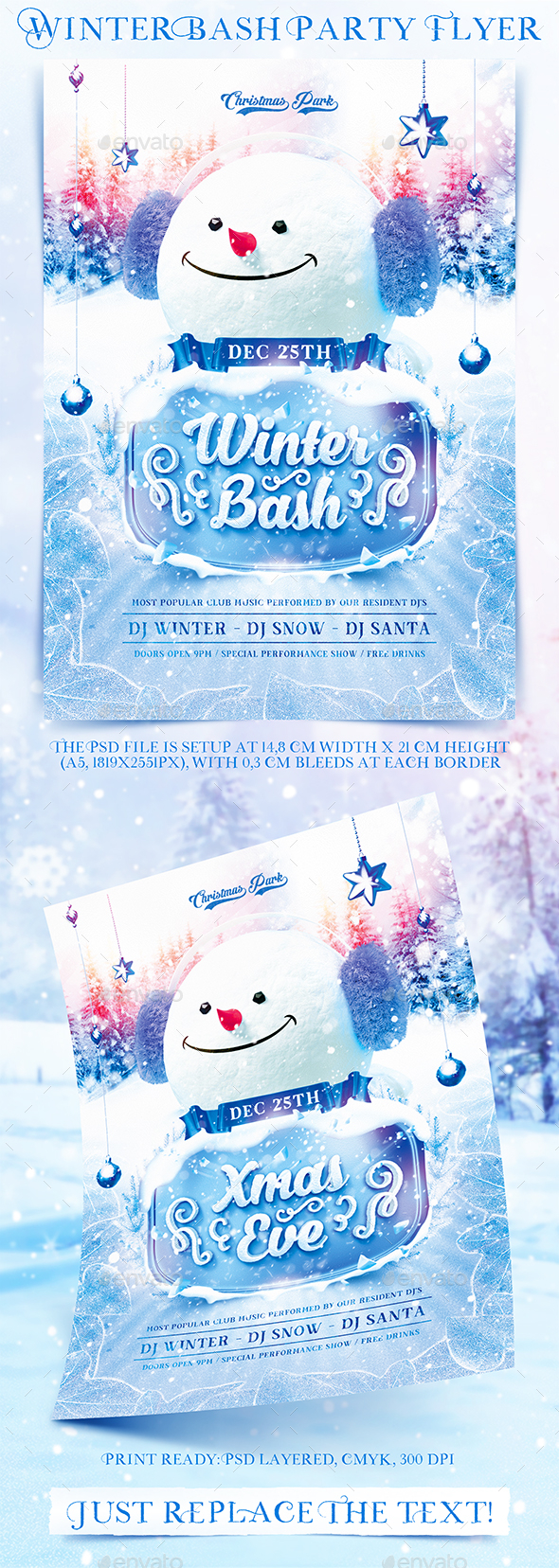 Winter Bash Party Flyer - Holidays Events